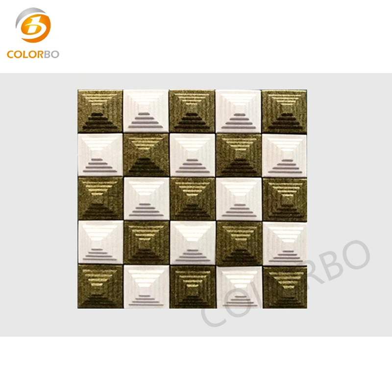 Polyester Fiber Decoration 3D Aoucstic Wall Panels