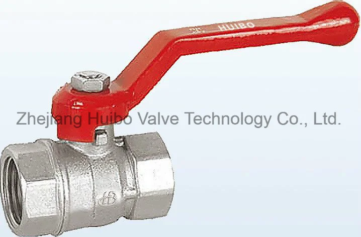 Level Handle Nickel Plated Female Brass Ball Valve