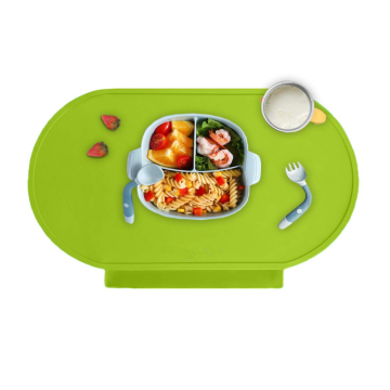 Placemats de captura de alimentos reutilizáveis ​​para crianças bebê