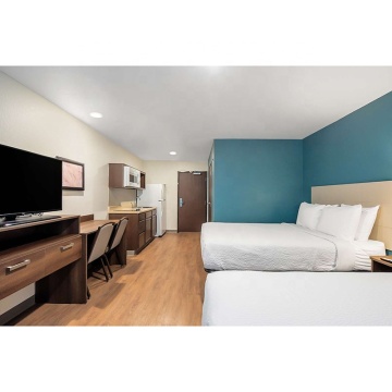 WoodSpring Suites Choice Extended Stay Hotel Room Furniture - Standard Queen Bedroom Sets
