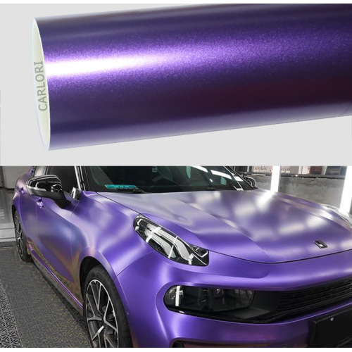 matt fémes lila autó vinyl wrap