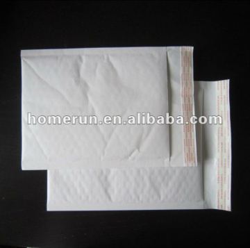 craft paper mailing bags/craft paper envelope with poly bubble