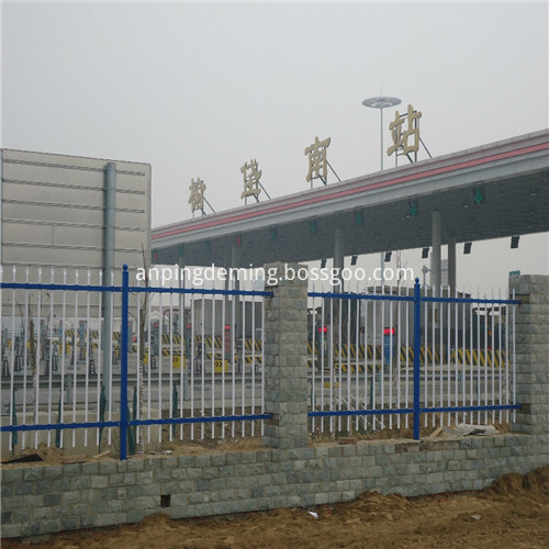 zinc steel fence