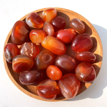 Natural Crystals Polishing Stones: Red Agate Carnelian Healing Crystals