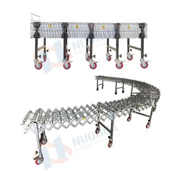 flexible conveyor skate-wheel accordion conveyor
