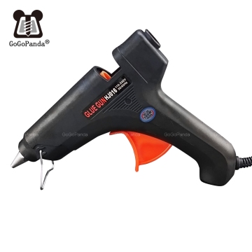 Free Shipping 100W DIY Hot Melt Glue Gun Black Sticks Trigger Art Craft Repair Tool with Light GG-5 110V-240V