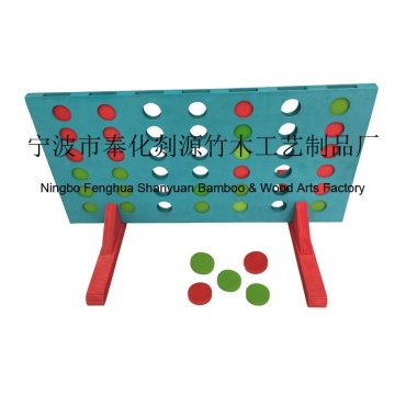Outdoor Wooden Connect 4 Game - Four in a Row Board Game