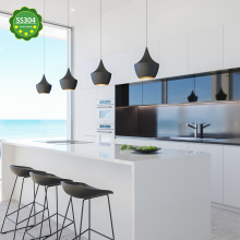 Hyxion Stainless Steel Modern Slab Modular European Kitchen Cabinets