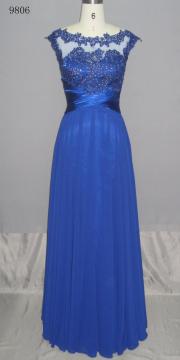 Women's Lace Flower Cap Sleeve Dress