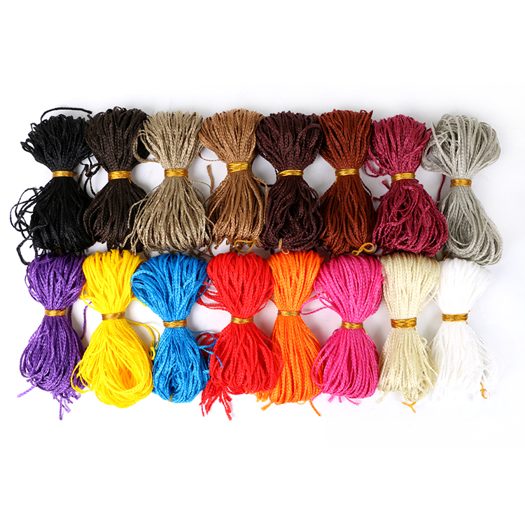 Colorful Braiding Hair Extension Zizi Braids Synthetic Hair 22 inch Curly Straight Micro Braids