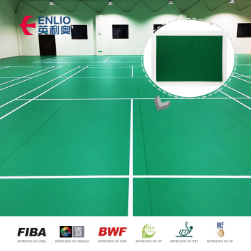 Alfombrilla para cancha de bádminton cubierta al por mayor enlio piso deportivo