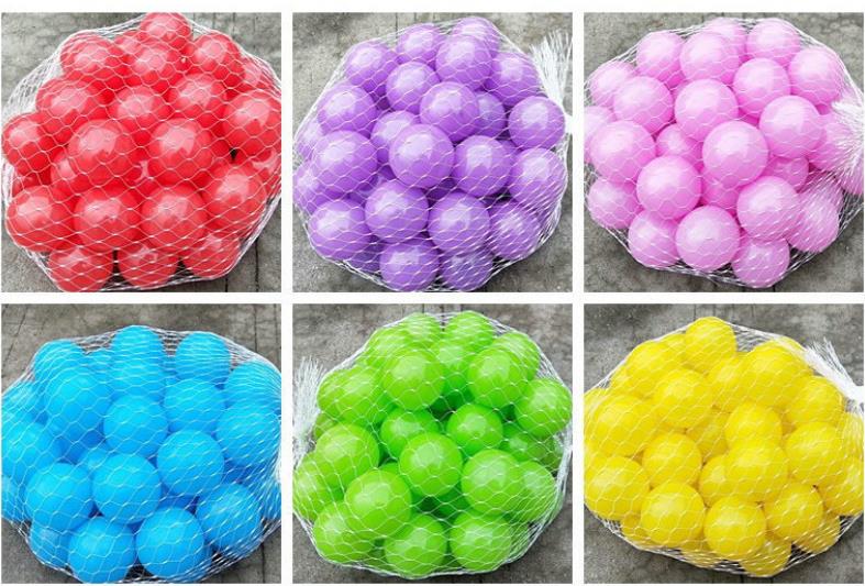 Soft Plastic Mini Ball Pit Ballsmultiple colours - Crush Proof, No Sharp Edges, Non Toxic, Phthalate & BPA Free for Baby Toddler Ball Pit, Play Tents & Tunnels Indoor & Outdoor