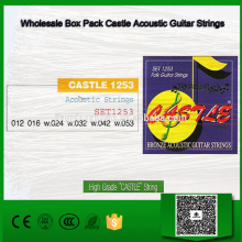 Wholesale Box Pack Castle Acoustic Guitar Strings SET1253