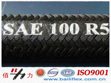 Wire Braid Textile Covered Hose SAE100R5 7/8hydraulic hose