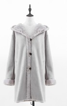 Women's Beige Wool Coat