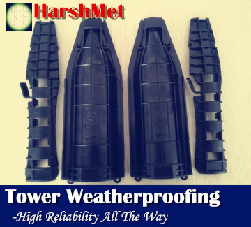 Tower weatherproofing kit, Gel seal weatherproofing closure, 4G connector weatherproofing kit