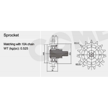 673329.1 Sprocket para combinar piezas de la cosechadora