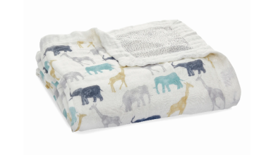 Baby Silky Soft Bamboo Muslin Snuggle Blanket