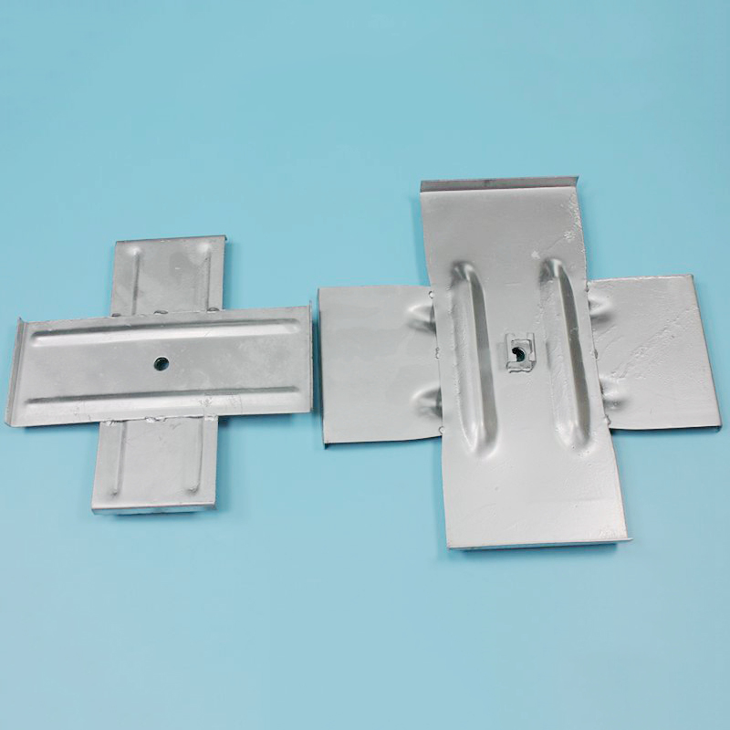 Keresztlemez horgony 20"X20" 5/8" 3/4" rudak számára