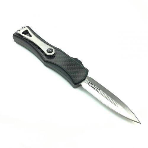 OTF knife Aviation Aluminum Handle Spring Double Action