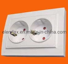 Electrical Wall Power Socket Double (F8210)