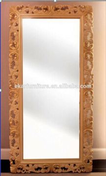Floor Standing Wooden Frame Vintage Standing Mirror