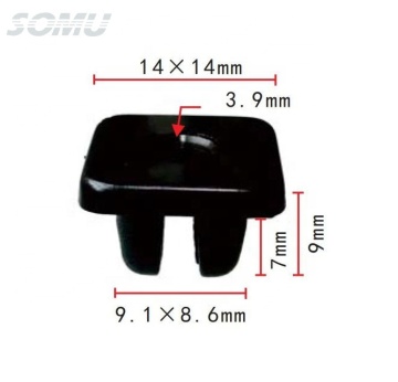 Plastic Screw Grommet Clip Nut Fastener for Car Grille, Headlight, Dashboard