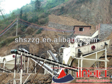 mobile stone crushing plant with low crushing noise