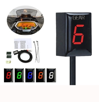 Hot Sale Motorcycle LED Speed Gear Display Indicator - 6 Level Gear Counter