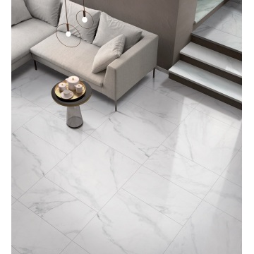 White Color Marble Look Porcelain Floor Tiles