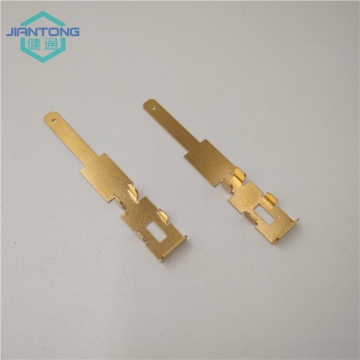 EDM wire cutting for electric brass terminal