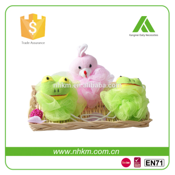 Kids sponge bath,Kids Bath Poofs animal shaped sponge