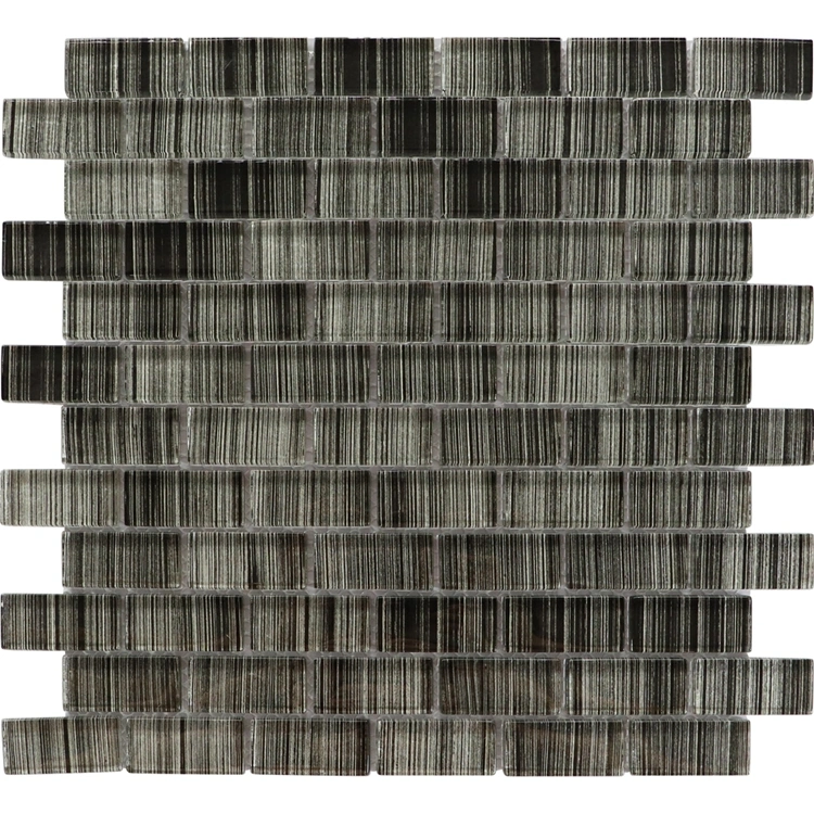 Glass Mosaic Hand Paint Pool Swimming Gray Mosaic Tile for Swimming Pool