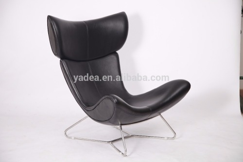 Boconcept black aniline leather The Imola chair reproduction