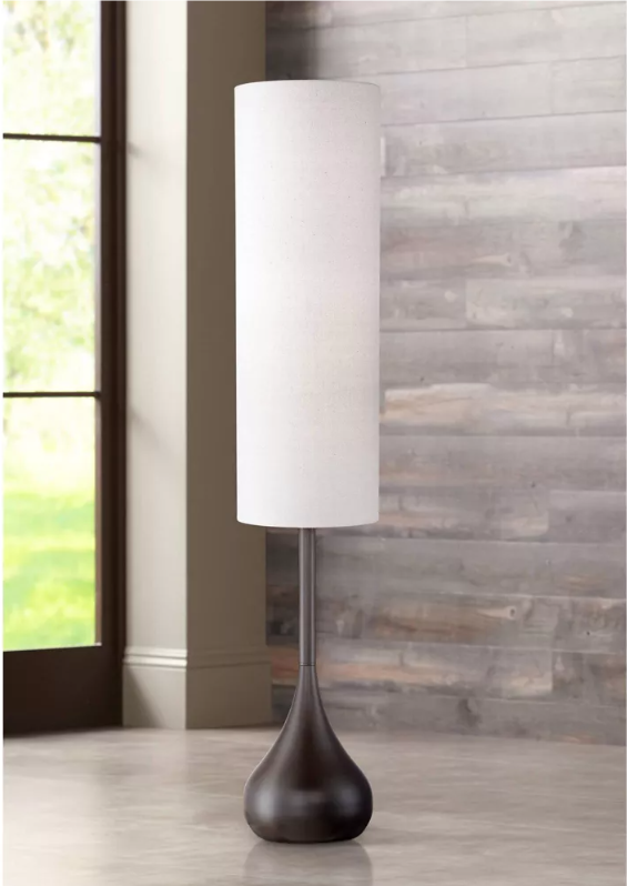 Mid-Century Modern Bronze Droplet Floor Lamp (4) Mid-Century Modern Bronze Droplet Floor Lamp (4)