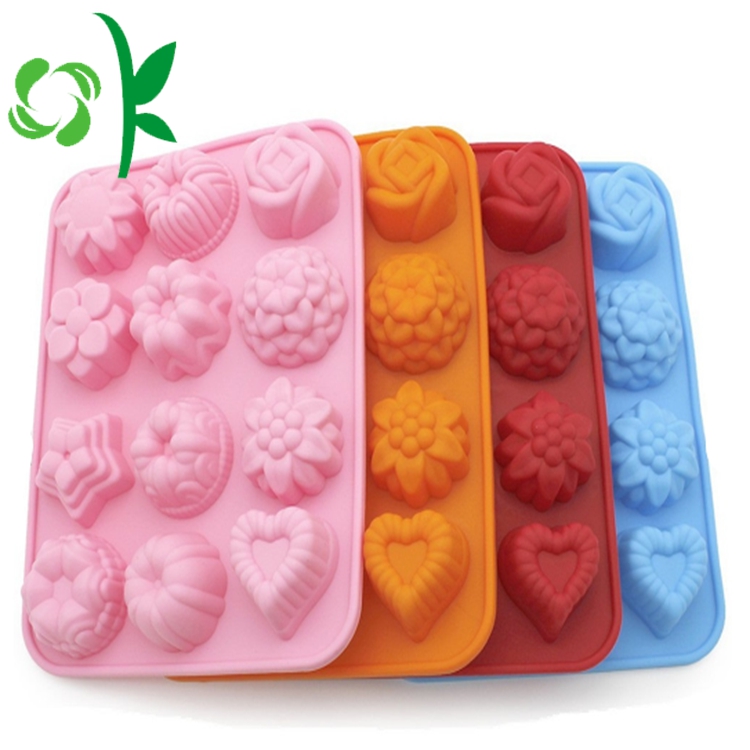 Silicone birthday funny molds for chocolate bar molds