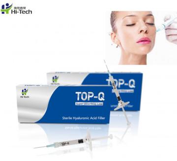 TOP-Q Hyaluronic Acid Gel Filler for Face Shaping, Nasal Plastic Surgery, Breast/Hip Implants 1ml Ultra Deep