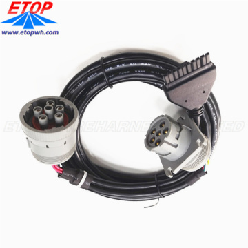 SAE J1708 6Pin female to male coverter cable