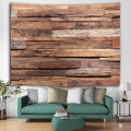 Vintage Planks Tapestry Wall Hanging Horizontal Plank Wooden Board Wall Tapestry for Livingroom Bedroom Dorm Home Decor