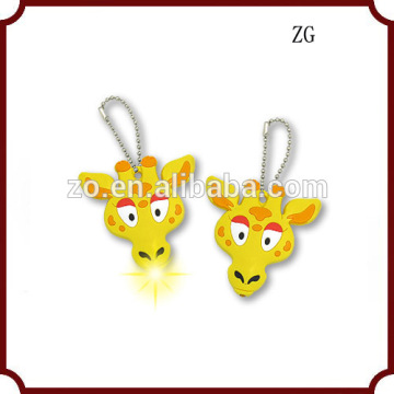 Production animal shaped keychain LED design