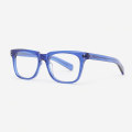 Rectangular Bevel Acetate Men's Optical Frames