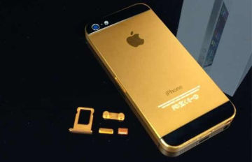 Yellow / Green Cell Phone Lcd Screens Complete Back Housing For Iphone 5