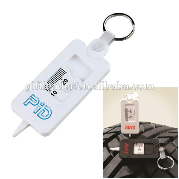 Plastic Eco Tyre Tread Depth Measurer Keyring