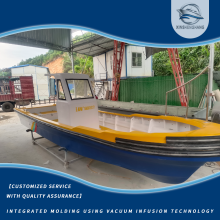 High-Performance FRP Speedboat for Fishing Tours