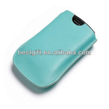Simple genuine leather mobile phone sleeve for leather phone case