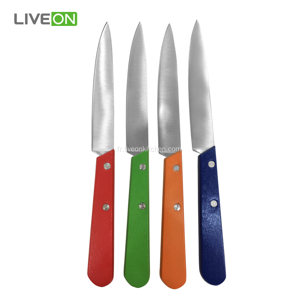 Set de 4 couteaux de cuisine