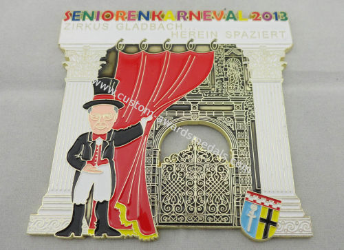 Photo Etching, Injection, Die Cast Senioren Karneval Carnival Medal For Awards Gift