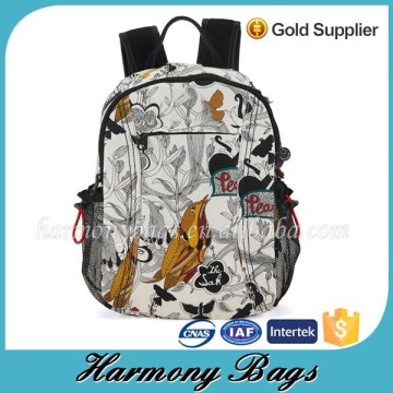 Unique canvas printed new style funky backpack bags