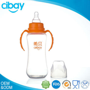 Eco-friendly PP material breast shaped feeding bottle