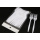 2022 Best Guangdong Disposable Black And Gold Plastic Reusable Cutlery Fork Knife Spoon Set